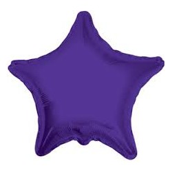 9" Star purple